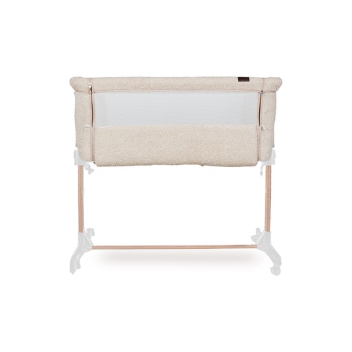 [29326901] Quax Co-sleeper Side-by-Side Sheep hout  incl matras 50x84cm afnb bekleding