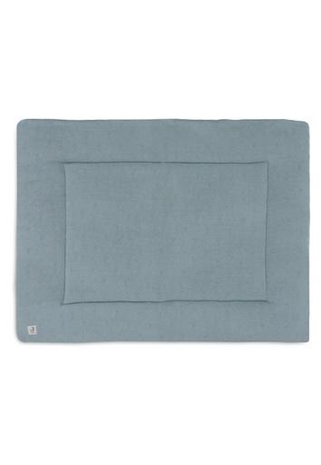 [29530301] Jollein Tapis pour parc Cosy Knit Sea Green Lg 75 x L 95 cm