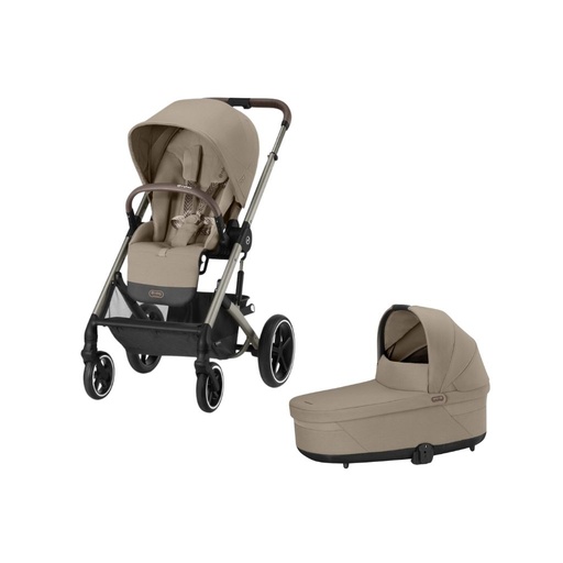 [29651701] Cybex Poussette Balios S Lux Taupe/Almond beige + nacelle