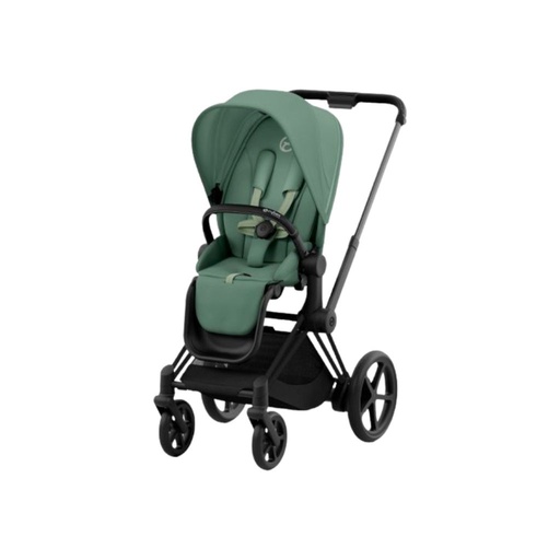 [29651801] Cybex Poussette Priam Matt Black/Leaf Green