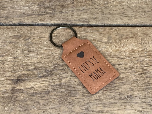 [29716501] Dotti Sleutelhanger "Liefste Mama" bruin