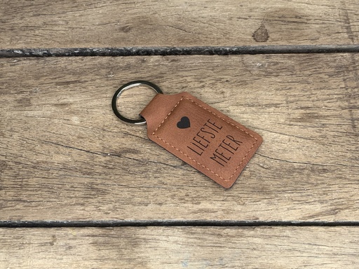 [29716701] Dotti Sleutelhanger "Liefste Meter" bruin