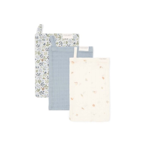 [29788001] Little Dutch Gant de toilette Forest friends - 3 pièces