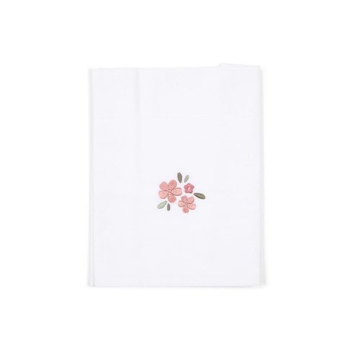 [29789201] Little Dutch Laken voor wieg of park Fairy Flowers wit biokatoen B 70 x L 100 cm