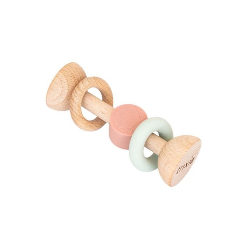 [29724001] Trixie Hochet en bois et en silicone Mrs. Cat