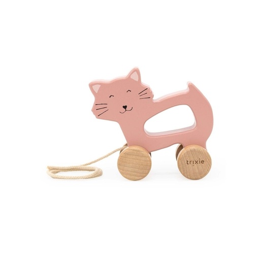 [29724101] Trixie Houten trekspeeltje Mrs. Cat