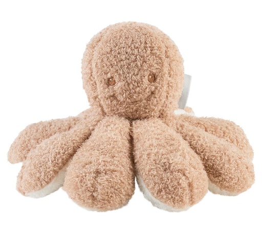 [30115001] Nattou Knuffel Octopus 20 cm Caramel
