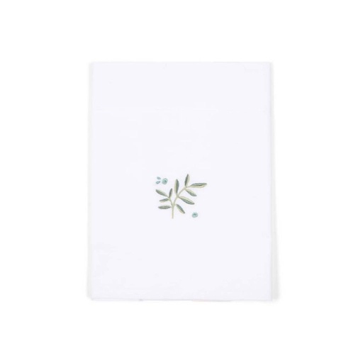 [30151001] Little Dutch Laken voor bed Blueberry Leaves B 110 x L 140 cm