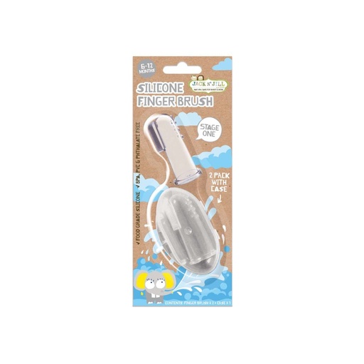 [30154601] Jack N' Jill Tandenborstel siliconen - 2 stuks