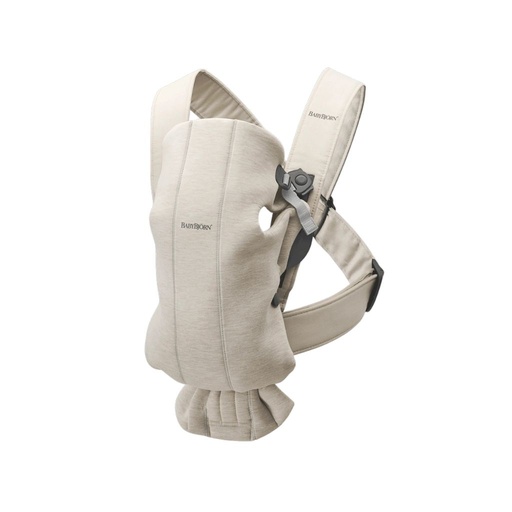 [30157601] BabyBjörn Porte-bébé ventral Mini 3D Jersey light beige