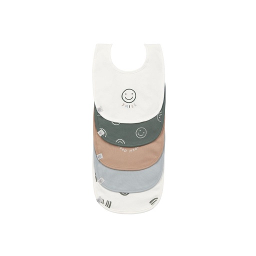 [30161601] Lässig Slabbetje Tiny Smile - 5 stuks