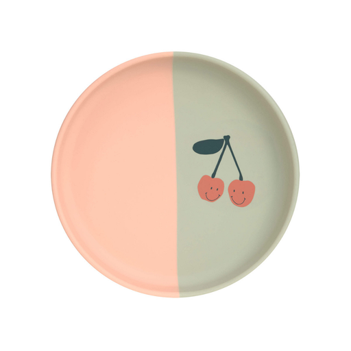 [30166801] Lässig Assiette en silicone Happy Fruits Cherry