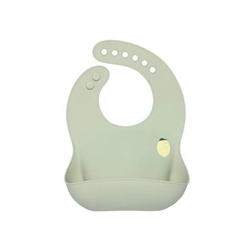 [30167501] Lässig Bavoir en silicone Happy Fruits Lemon Olive