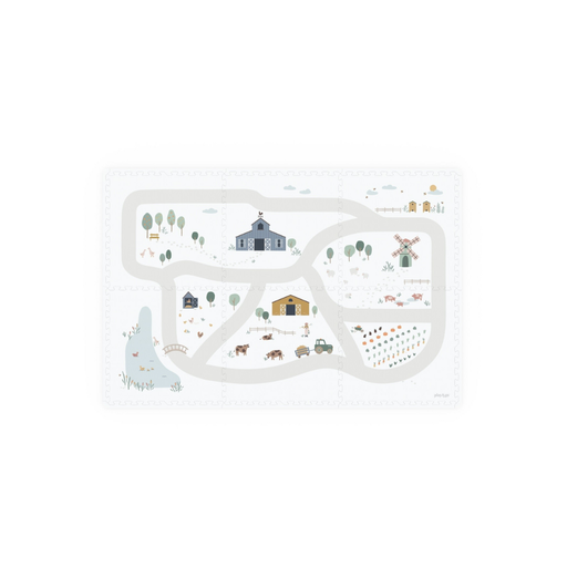 [30207501] Play&Go Speeltapijt met puzzeltegels Eevaa Farm