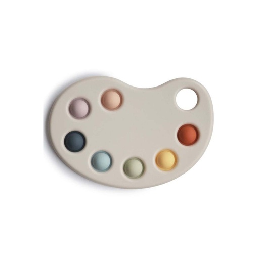 [30289901] Mushie Activiteitenspeeltje Verfpalet Press Toy