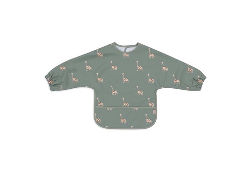 [30284401] Jollein Bavoir à manches imperméable Jungle Jambo Ash Green