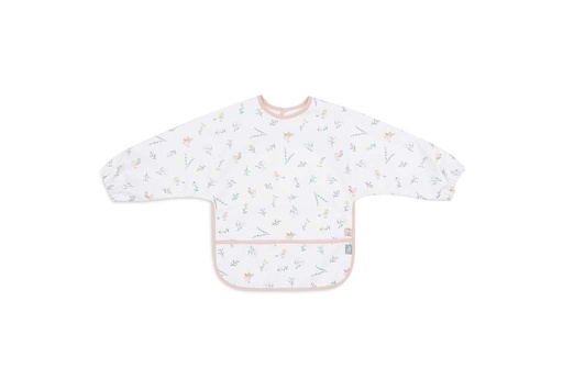 [30284501] Jollein Bavoir à manches imperméable Lovely Birds blanc