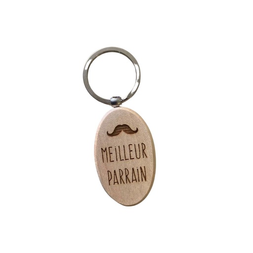 [30336301] Dotti Sleutelhanger hout Meilleur Parrain