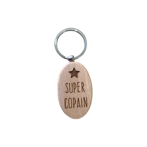 [30336701] Dotti Porte-clés en bois Super Copain