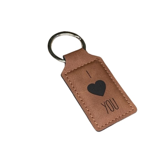 [30337501] Dotti Sleutelhanger Leather I Love You