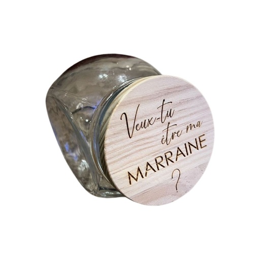 [30371001] Dotti Pot de bonbons Veux-tu être ma marraine ?