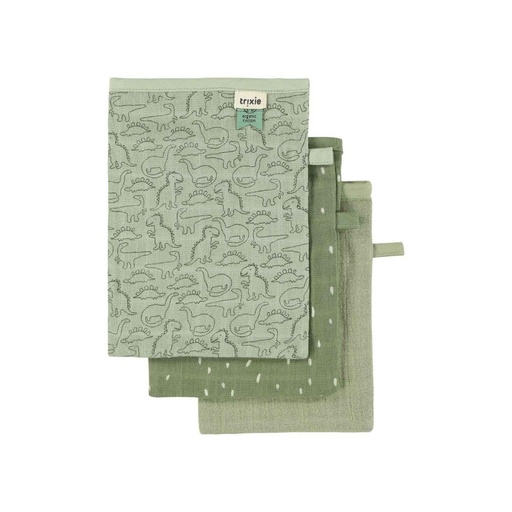 [30401801] Trixie Washandje Tetra Daring Dino B 14 x L 20 cm - 3 stuks