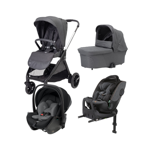 [30412001] Chicco Poussette Bellagio + nacelle + siège-auto + siège-auto BI-seat Black satin