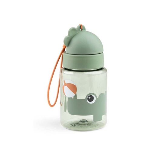 [30415901] Done By Deer Gourde avec paille Playground vert 280 ml