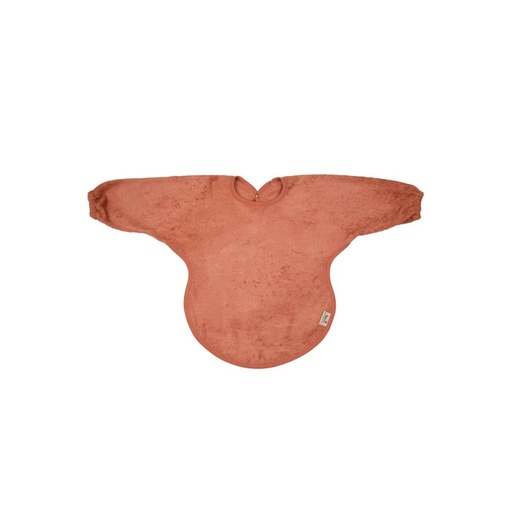 [30506001] Timboo Bavoir à manches Apricot Blush