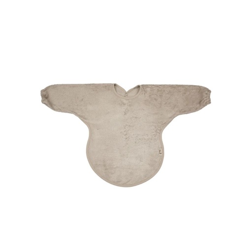 [30506301] Timboo Slabbetje met mouwen Feather Grey