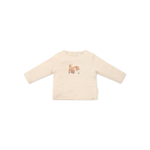 Little Dutch T-shirt à longues manches Forest Friends Nature Sand Melange