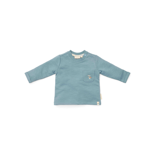 Little Dutch T-shirt met lange mouwen Forest Friends Stone Blue