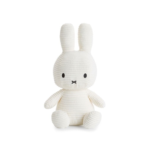 [30700401] Bon Ton Toys Peluche en velours côtelé Miffy Offwhite 33 cm