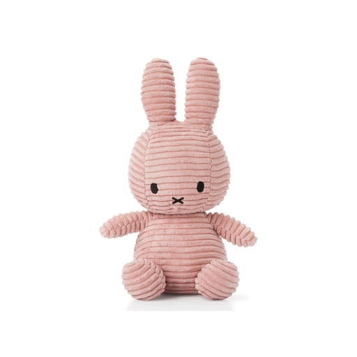 [30700501] Bon Ton Toys Peluche en velours côtelé Miffy Pink 23 cm