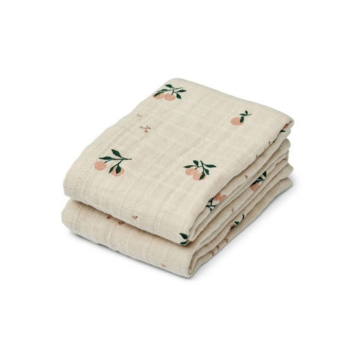 [30847901] Liewood Tetradoek Peach Sea shell - 2 stuks
