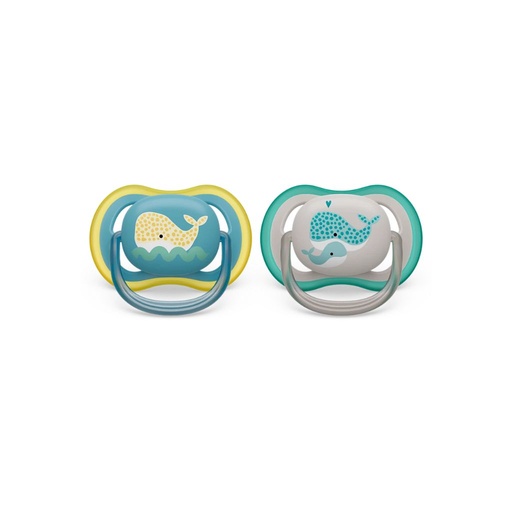 [30917801] Philips AVENT Fopspeen + 18 maanden Ultra Air whale - 2 stuks