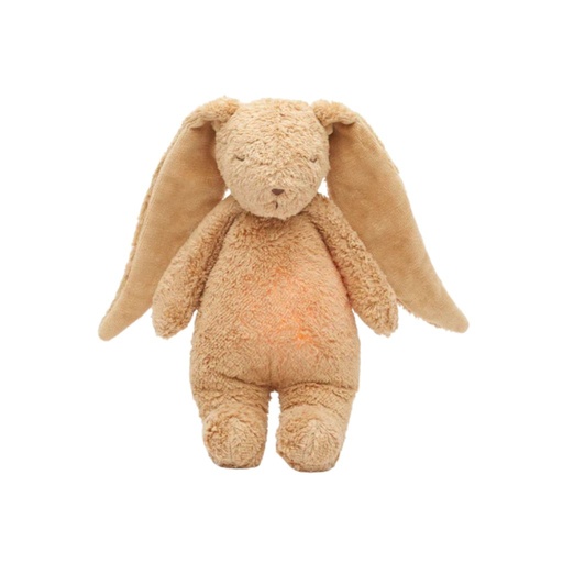 [31014201] Moonie 2.0 Knuffel met licht en geluid The Humming Bunny Cappuccino 28 cm