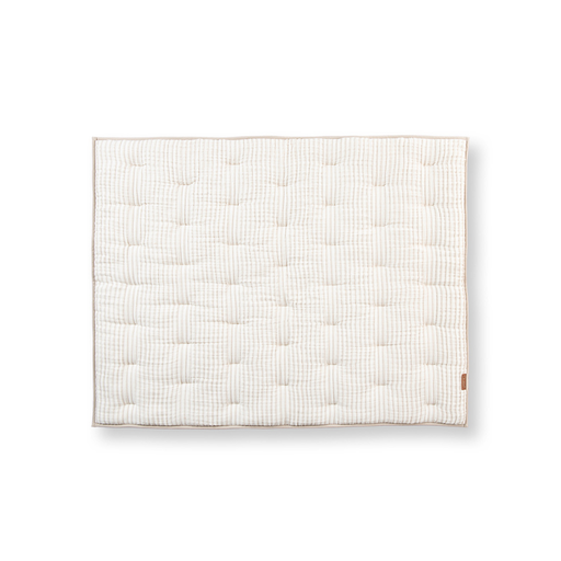 [31060301] Quax Tapis pour parc Natural Stripes beige