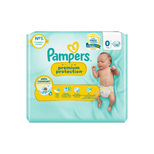 [31119501] Pampers Wegwerpluiers Premium Protection Maat 0