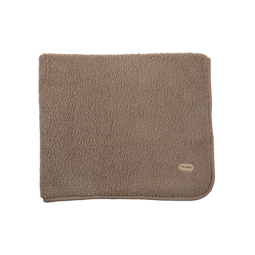 [31174601] Pericles Couverture pour berceau ou parc Teddy Chocolate brun Lg 75 x L 100 cm