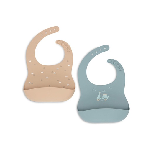 [31168101] Jollein Slabbetje On The Go - 2 stuks