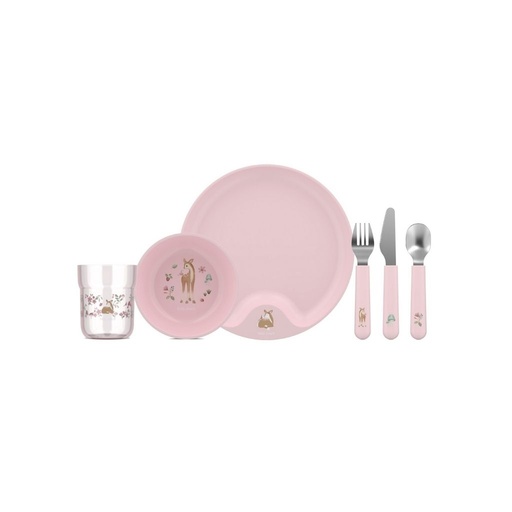 [31249201] Mepal Set de Repas 6 pièces Fairy Garden