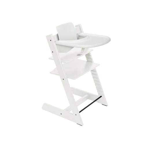 [31573101] Stokke® Chaise haute Tripp Trapp® + arceau Baby Set + tablette-repas blanc