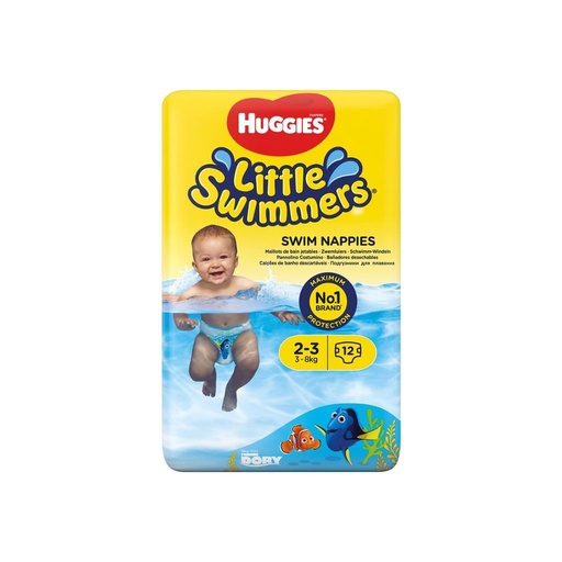 [1493501] Huggies Little Swimmers Langes de natation taille 2/3 - 12 pièces