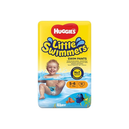 [1493601] Huggies Little Swimmers 11 Zwemluiers maat 5/6
