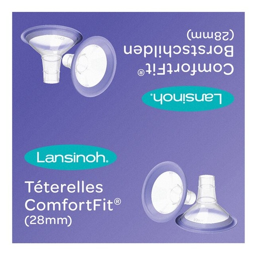 [12692801] Lansinoh Téterelle Comfort Fit 36 mm - 2 pièces