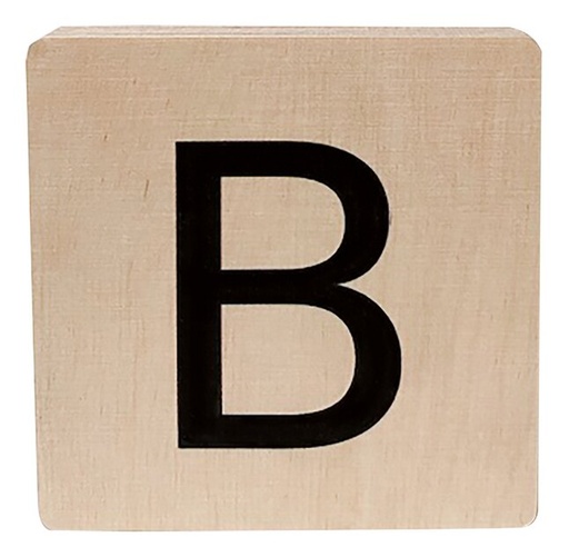 [12439601] Minimou Houten letter B