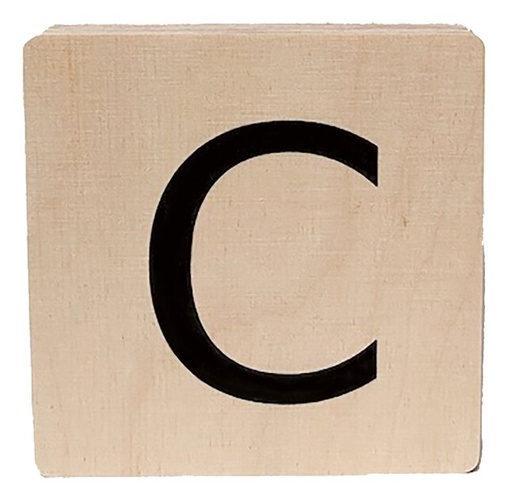 [12439701] Minimou Houten letter C