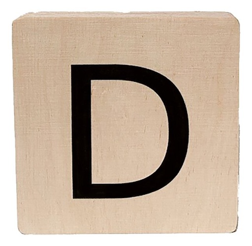[12439801] Minimou Houten letter D