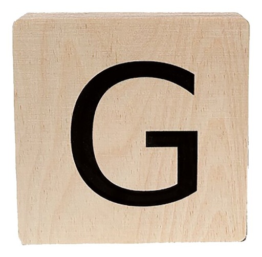 [12440201] Minimou Houten letter G